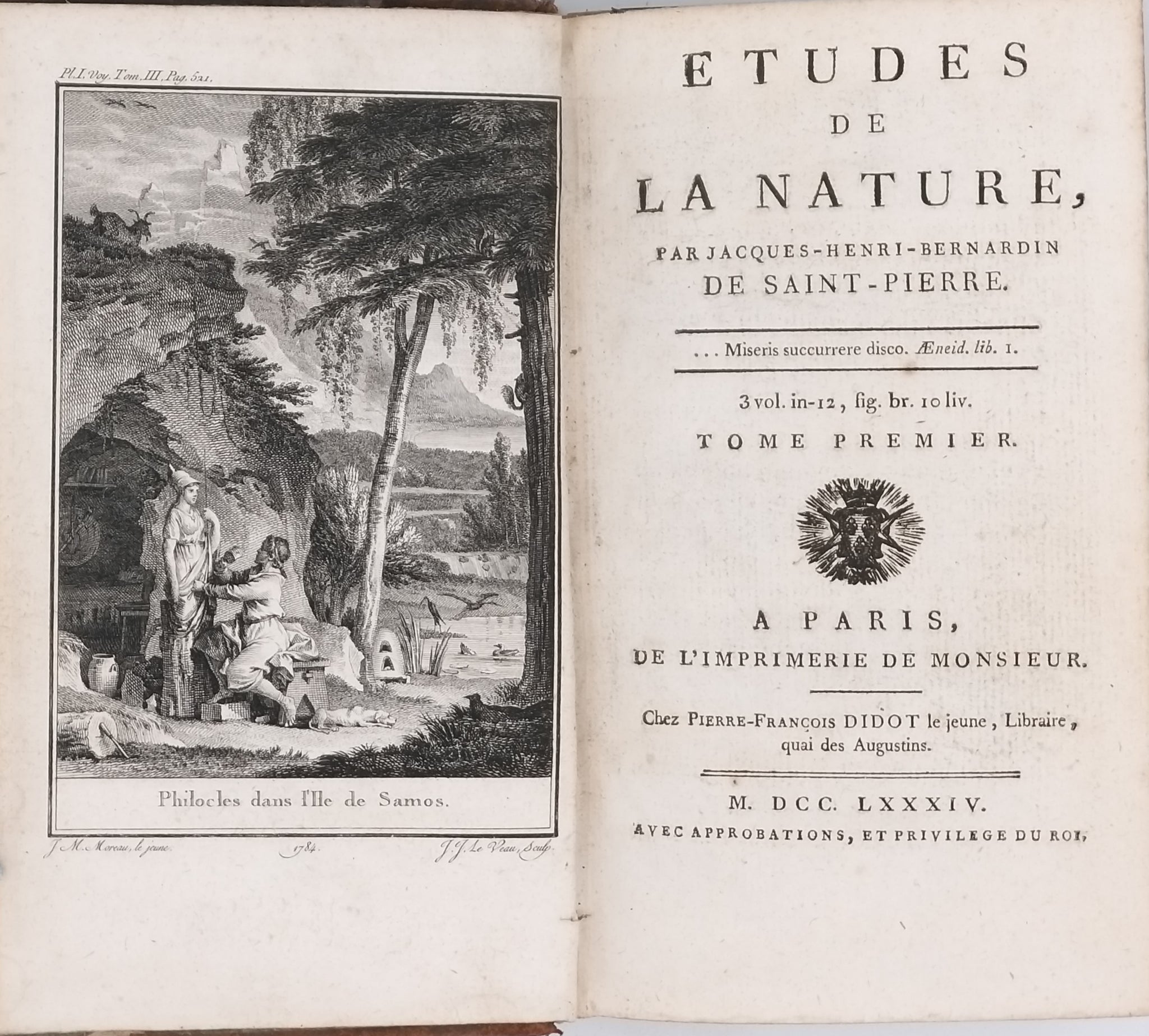 Jacques-Henri-Bernardin de Saint-Pierre - Etudes De La - Catawiki Jacques-Henri-Bernardin de Saint-Pierre - Etudes De La - Catawiki