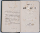 Albert de LAPPARENT "Abrégé de Géologie"