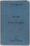 Albert de LAPPARENT "Abrégé de Géologie"