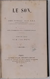 TYNDALL John "Le Son - Cours expérimental fait à l'Institution Royale"